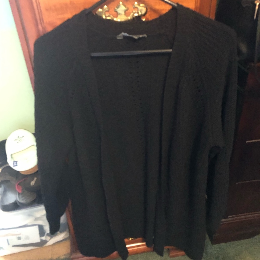 Members Mark Chenille Cardigan Open Front Casual Front EUC - Picture 1 of 8